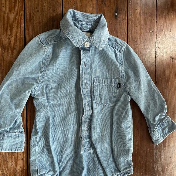 Chambray Onesie